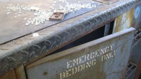 Train on Decommissioned Track photo 5