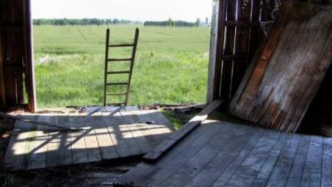 Falling to its Knees - Farmhouse-NE-of-Fergus98.jpg